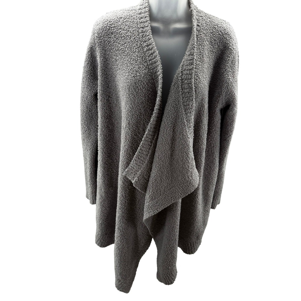 UGG Womens Cozy Chenille Waterfall Cardigan Sweater Grey Size Medium‎